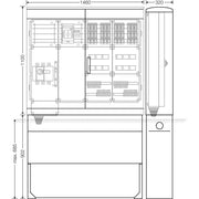 Hensel - Verteilerschrank für Energieversorgung Ladeverteiler Mi EV 11kW 12111 f.12 Ladep. a 11kW