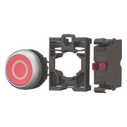 Eaton - Frontelement für Drucktaster Drucktaste RMQ-Titan M22-D-R-X0-K01-BVP flach tastend rot