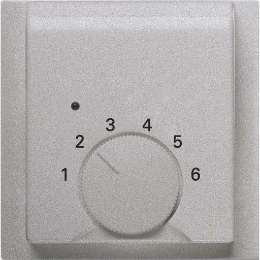 Busch-Jaeger - Abdeckung/Bedienelement für Installationsschalterprogramme Temperaturreglerabdeckung 1795 HK-783 alusilber