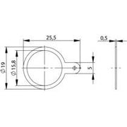 Telegärtner - Zubehör/Ersatzteile für Fernmeldetechnik Masselötfahne 5/8Z 100020362 vernickelt − 100 Stück