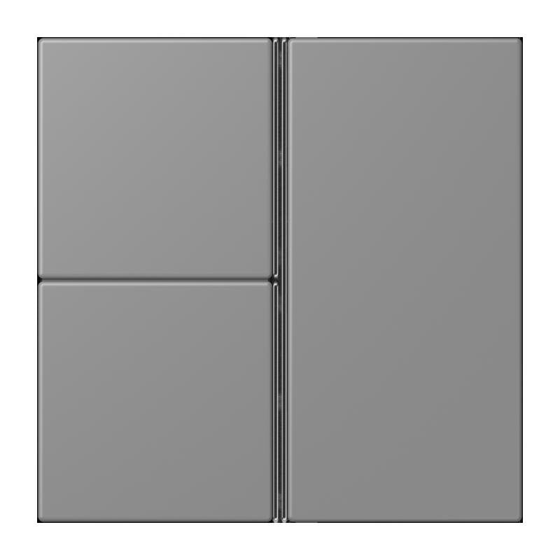 Jung - Abdeckung/Bedienelement für Installationsschalterprogramme Tastensatz 3fach LC 403 TSA 203 gris 31
