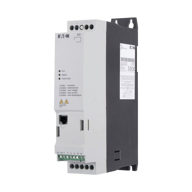 Eaton - Frequenzumrichter =< 1 kV Drehzahlstarter mit Filter DE1-122D3FN-N20N 230V 2,3A 0,37kW