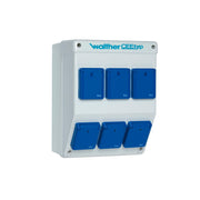 Walther Werke - CEE-Steckdosen-Kombination (IEC 60309) Steckdosekombination 6910004 Kunststoff, 16A