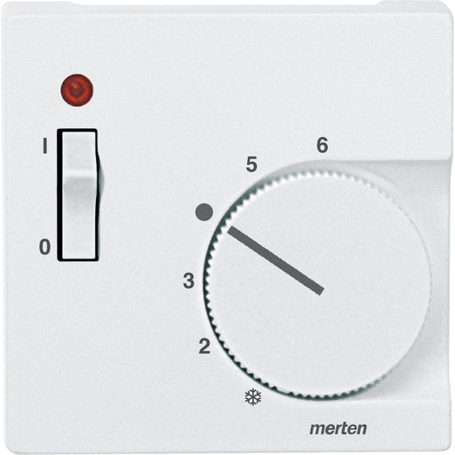 Merten - Abdeckung/Bedienelement für Installationsschalterprogramme Zentralplatte pws 536119 für Raumther.Einsatz