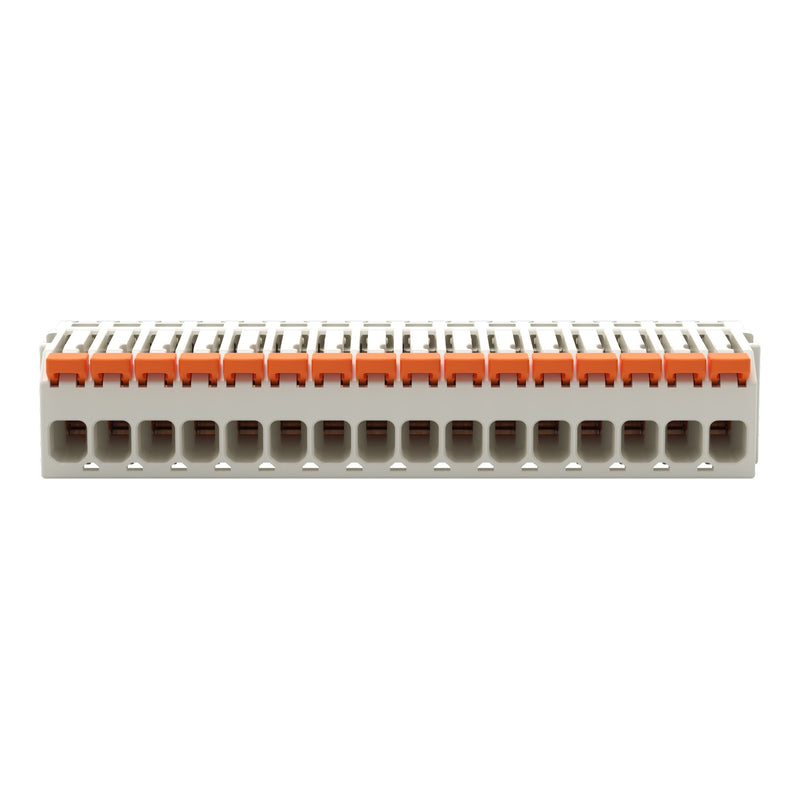 WAGO - Kabelsteckverbinder für Leiterplattensteckverbinder 1-Leiter-Federleiste,Hebel 2734-1116/327-000 PushinCAGECLAMP,lgr − 25 Stück