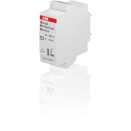 ABB Stotz S&J - Überspannungsableiter für Energietechnik/Stromversorgung Ersatzmodul OVR T2 40-350 C QS für OVR Typ 2