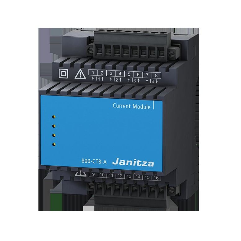 Janitza Electronic - Kombimessgerät Strommessmodul Modul800CT8A#5231230 mehrkanaliges