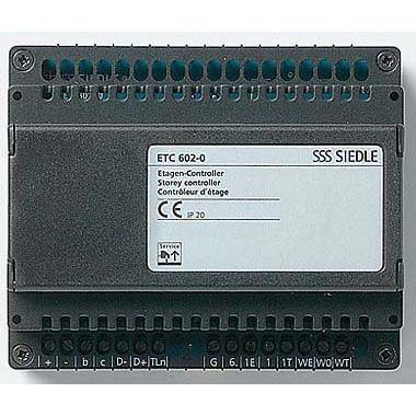 Siedle&Söhne - Zusatzgerät für Türkommunikation Etagen-Controller ETC 602-0 im Schalttafelgeh