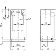 Schmersal - Positionsschalter mit Zuhaltung Positionsschalter Z1R 236-11Z-M20