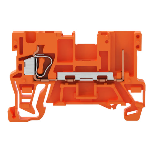 WAGO - Durchgangs-Reihenklemme 1-Leiter/1-Pin-Basisklemme 769-176/000-012 orange − 100 Stück