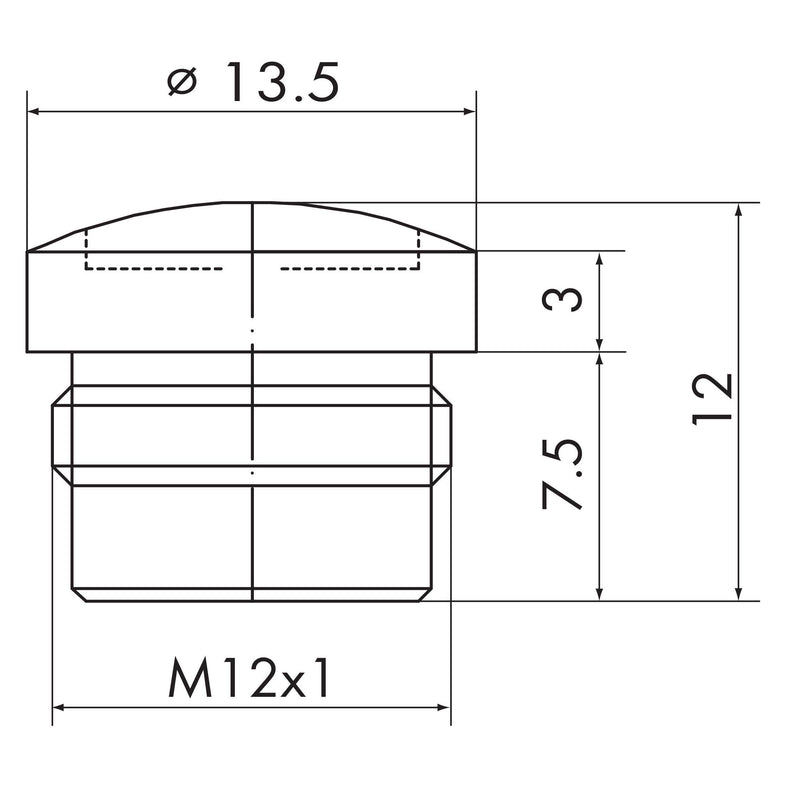 WAGO - Zubehör/Ersatzteile für Steuerungen M12-Schutzkappe 756-8102 − 10 Stück