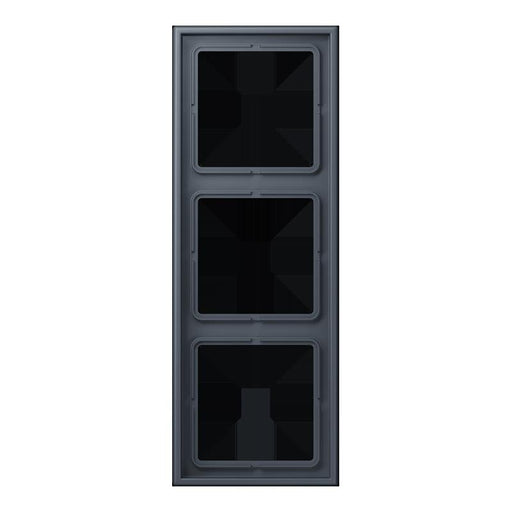 Jung - Abdeckrahmen Rahmen 3-fach LC 983 262 gris fonce 59