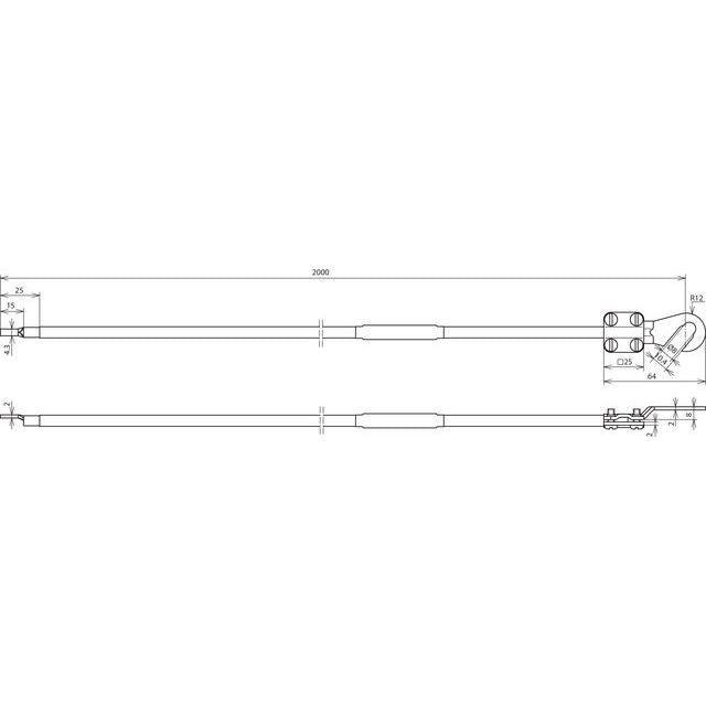 DEHN - Zubehör/Ersatzteile für Erdung und Blitzschutz Erdungsleitung EL10 L2.05M 1#410720 KSO 8.10 1SKS 10
