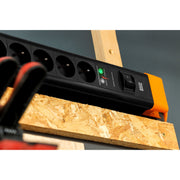 Bachmann - Mehrfachsteckdose Steckdosenleiste BM005938 4xUTE 1xSchalter 2m