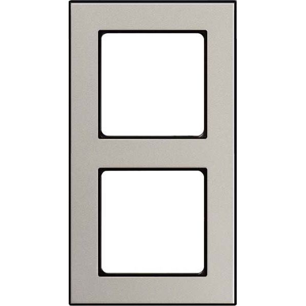 Peha - Abdeckrahmen Rahmen 2-fach D 20.672.222.192 Metal titan-psw