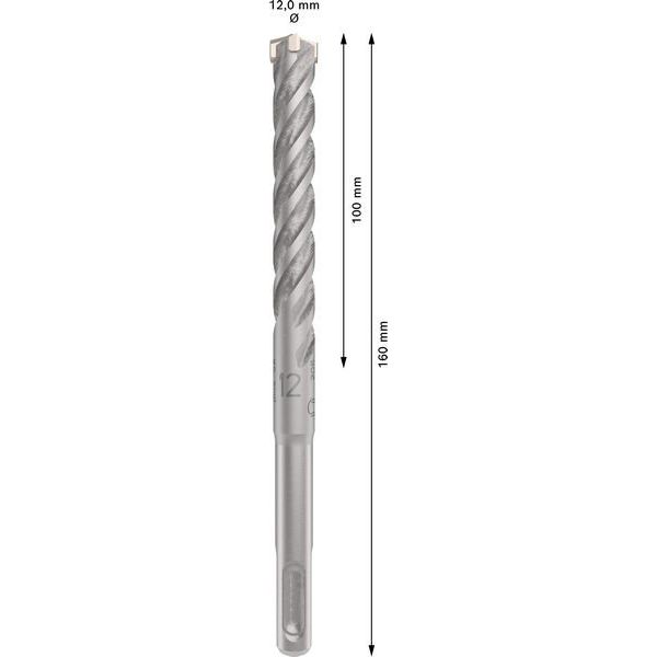 Bosch - Bohrer PRO SDS plus-5X 2608833807 Hammerbohrer 12 x