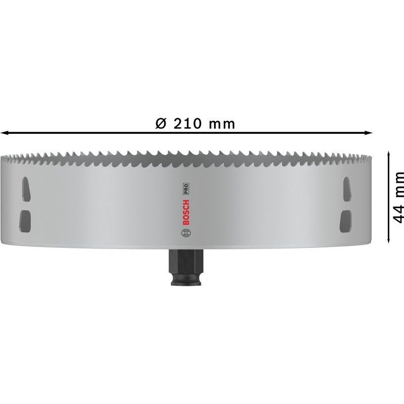 Bosch - Lochsäge PRO Multi Material PC Plus 2608594422 Lochsäge, 210 mm