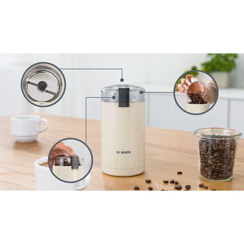Bosch SDA - Kaffeemühle TSM6A017C creme 180W,max.75g