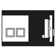 Jung - Behindertenelement für Installationsschalterprogramme Notrufsystem NRS AL 0834 DZE-L Dienstzimmereinheit − 1 Stück