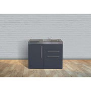 Stengel - Mini-Küche Miniküche Premiumline MPGSSG110GSIKFliBre Schiefergrau