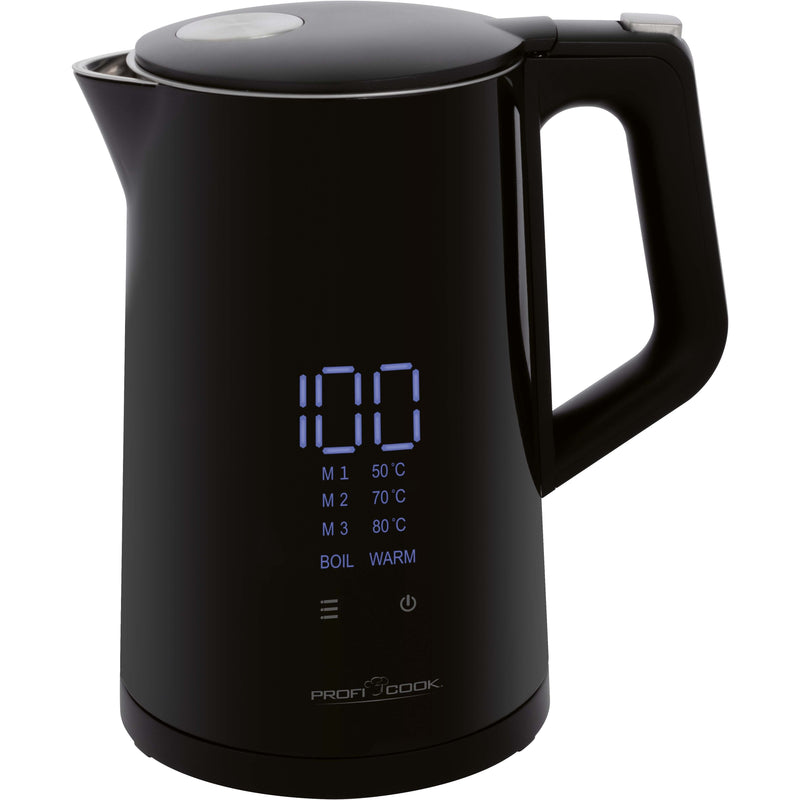 PROFICOOK - Wasserkocher PC-WKS 1243 sw 1,7L cordless − 2 Stück