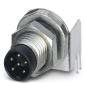 Phoenix Contact - Rundsteckverbinder, feldkonfektionierbar (Industriesteckverbinder) Einbausteckverbinder SACC-DSI-M8M#1424244 − 20 Stück