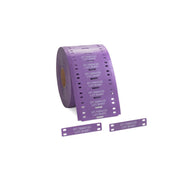 HellermannTyton - Kabelmarkierungssystem Kennzeichnungsschilder 556-80572(500) 25x75mm vio 500/Rol − 500 Stück