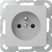 Gira - Steckdose Steckd. Erdstift+SH 4485015 Grau