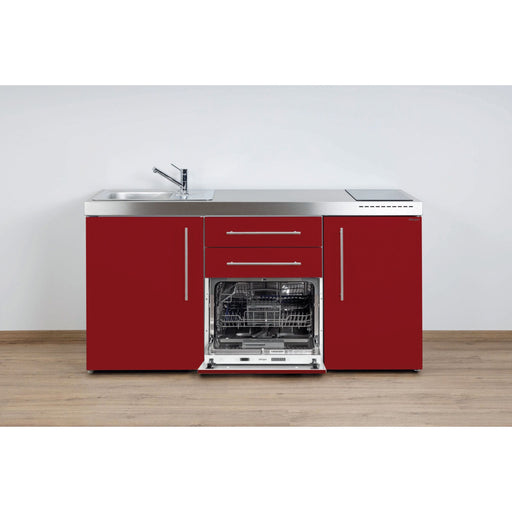 Stengel - Mini-Küche Miniküche Premiumline MPGSBR170GSIKFreBli Bordeauxrot