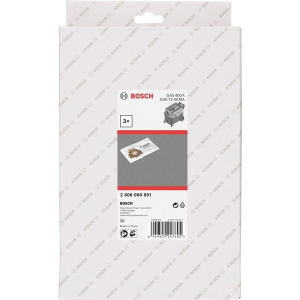 Bosch - Zubehör/Ersatzteile für Bodenpflege Vliesbeutel 2608000891VE(3)