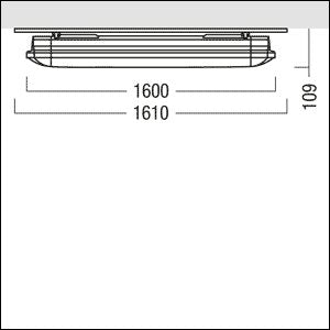 Zumtobel Group - Decken-/Wandleuchte LED-Feuchtraumleuchte AMP L 4600 #42930416 4000K