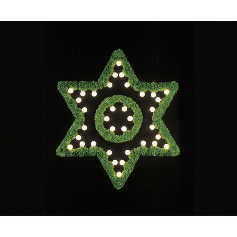 Scharnberger+Hasenbein - Festbeleuchtung Weihnachtsbeleuchtung 57905 Stern9 102x105cm36x