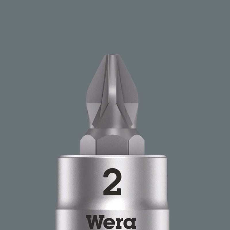 Wera - Kreuzschlitzschrauben-Einsatz für Steckschlüssel Zyklop Bit-Nuss 05003352001 PH 3x28,0