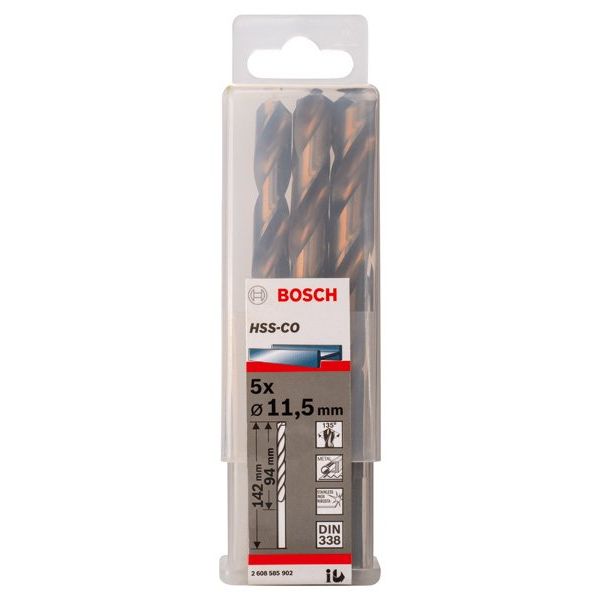 Bosch - Bohrer PRO Stainless Steel HSS-Co 2608585902 Spiralbohrer 11,5 x