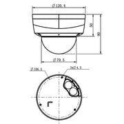 Grothe - Kamera für Überwachungssystem IP Dome-Kamera VK 1099/561 5MPX NEIUS