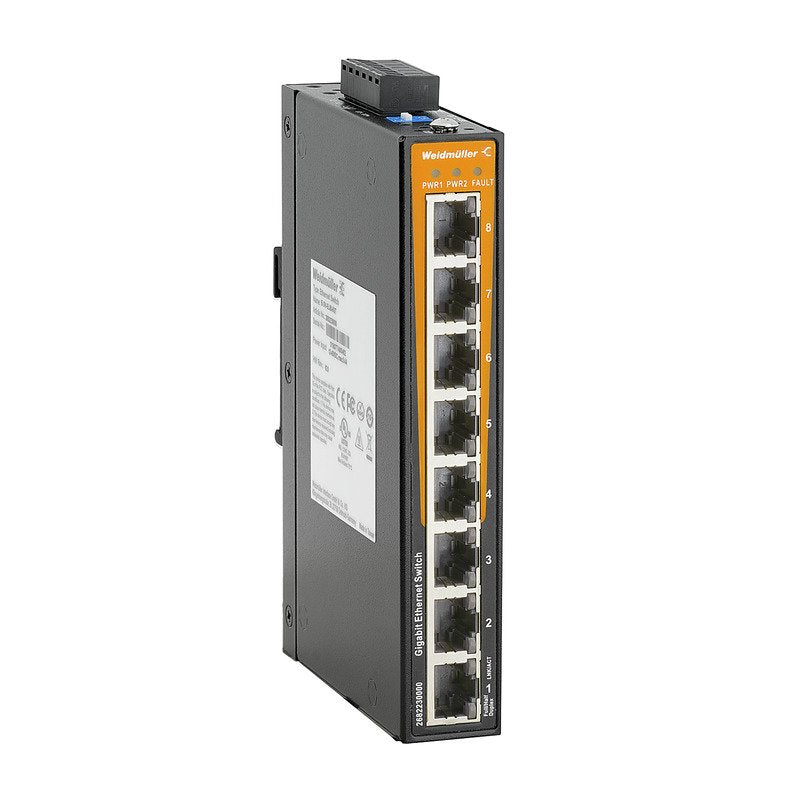 Weidmüller - Netzwerk Switch Schalter unmanaged IE-SW-EL08-8GT Gigabit Ethernet
