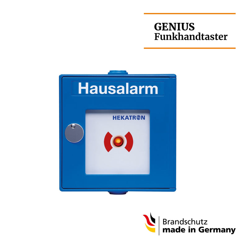 Hekatron Vertriebs - Handmelder für Gefahrenmeldesystem Funkhandtaster 31-5000013-01-03 f. Funksystem Genius