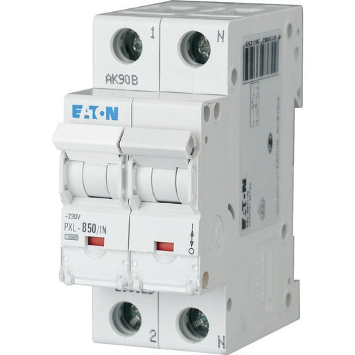 Eaton - Leitungsschutzschalter LS-Schalter m.Beschrift. PXL-C50/1N C 50A, 1p+N