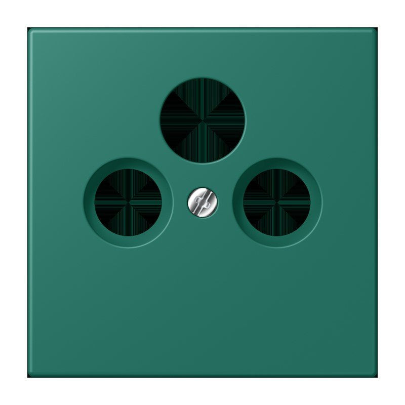 Jung - Einsatz/Abdeckung für Kommunikationstechnik Abdeckung für Sat/BK-Dose LC 990 SAT 216 vert anglais (32040)