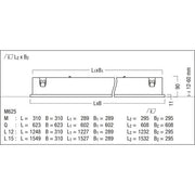 Zumtobel Group - Decken - /Wandleuchte LED - Einbauleuchte M625 LF3 E 5000 #42935397