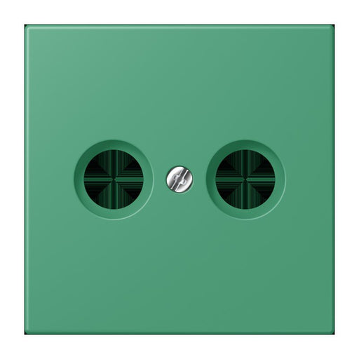 Jung - Einsatz/Abdeckung für Kommunikationstechnik Abdeckung für Antennendose LC 990 TV 250 vert 59 (4320G)