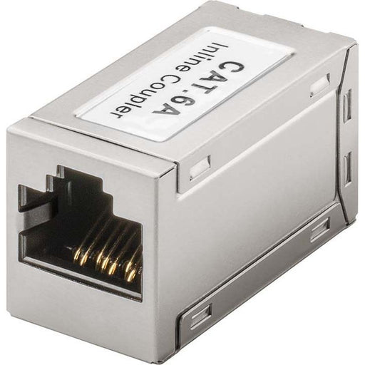 Goobay - Modulare Kupplung RJ45 Modularkupplung Cat6a 72499 2xRJ45-Buchse (8P8C)
