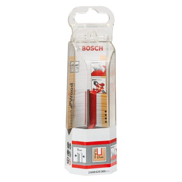 Bosch - Fräser Nutfräser Expert for Wood, 2608629360 Carbide 8 mm D1 12