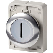 Eaton - Frontelement für Drucktaster Leuchtdrucktaste RMQ-Titan M30C-FDRL-W-X1 flach rastend bes. 1
