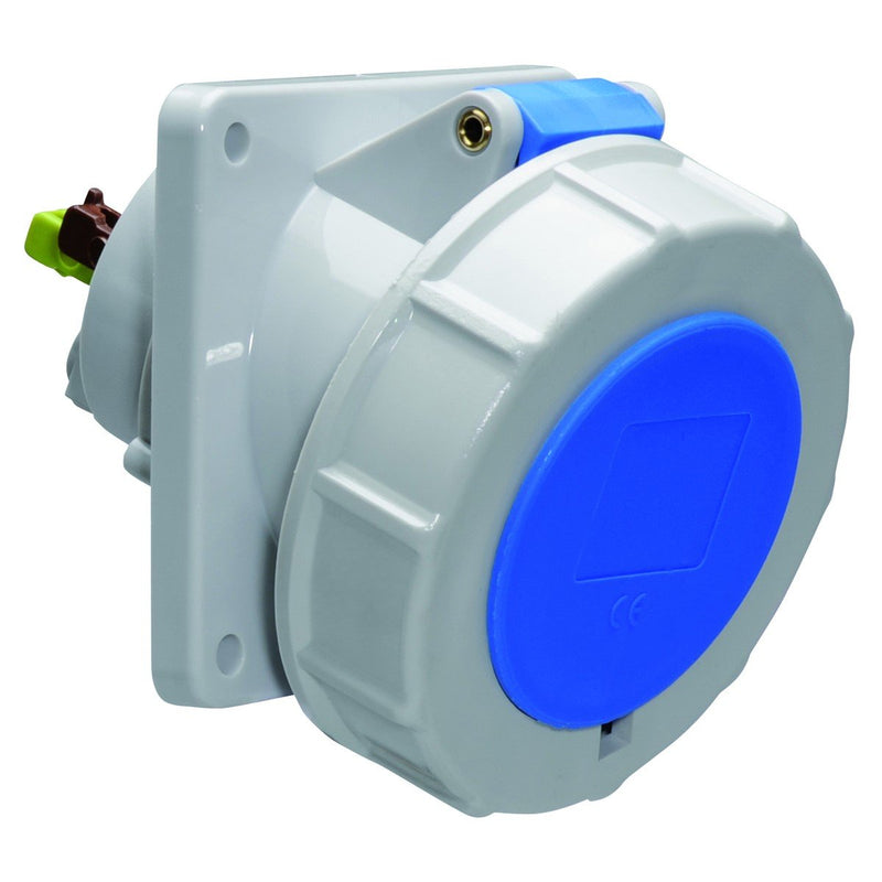 Bals Elektrotech - CEE-Anbausteckdose (IEC 60309) Anbausteckdose geneigt 16A 12929 4p 230V 9h IP67