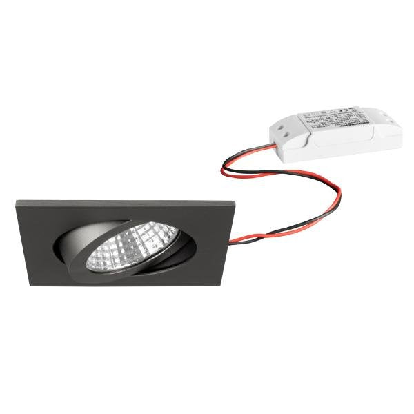 Brumberg Leuchten - Downlight/Strahler/Flutlicht LED-Einbaustrahler 230V 33355643 3000K IP65 titan