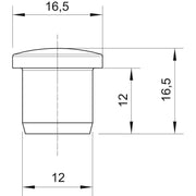 OBO Bettermann - Verschlussschraube Verschlussstopfen 107VS VM 12 PA