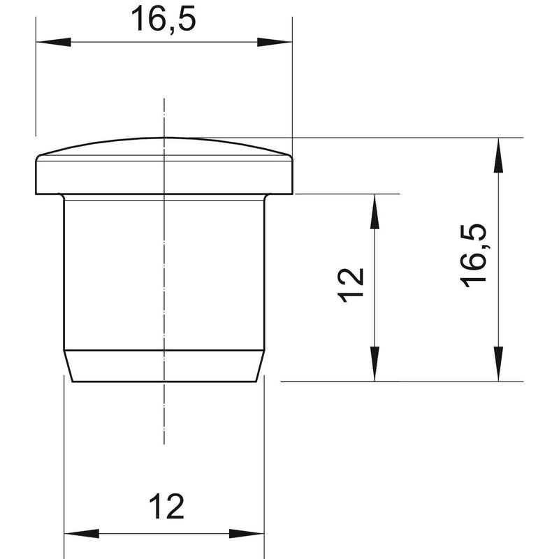 OBO Bettermann - Verschlussschraube Verschlussstopfen 107VS VM 12 PA