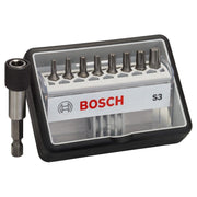 Bosch - Bit-Set 8+1-tlg. Schrauberbit-Set, 2607002562 Robust Line S T