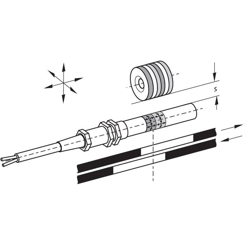 Schmersal - Magnetischer Näherungsschalter Magnetschalter BN 65-01Z